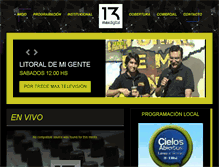 Tablet Screenshot of 13maxtv.com